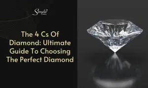 Ein glitzernder Diamant, der die 4 Cs erklärt. Erfahren Sie, wie viel ist ein diamant wert und wie Sie den perfekten wählen.